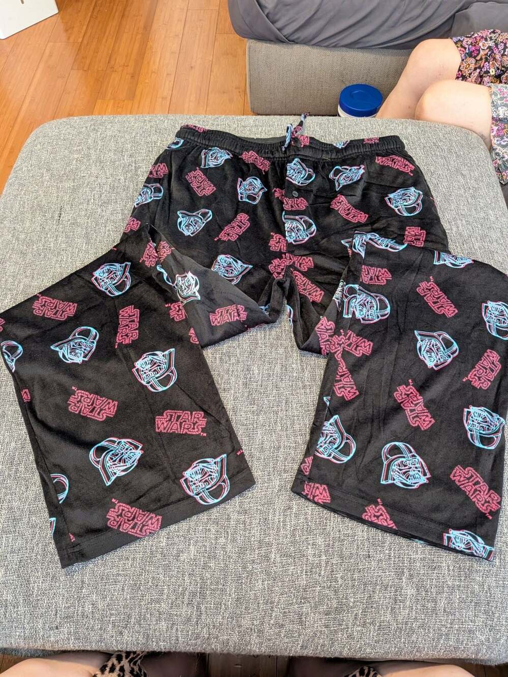 Star Wars Darth Vader Fleece Pajama Pants Size Large Black